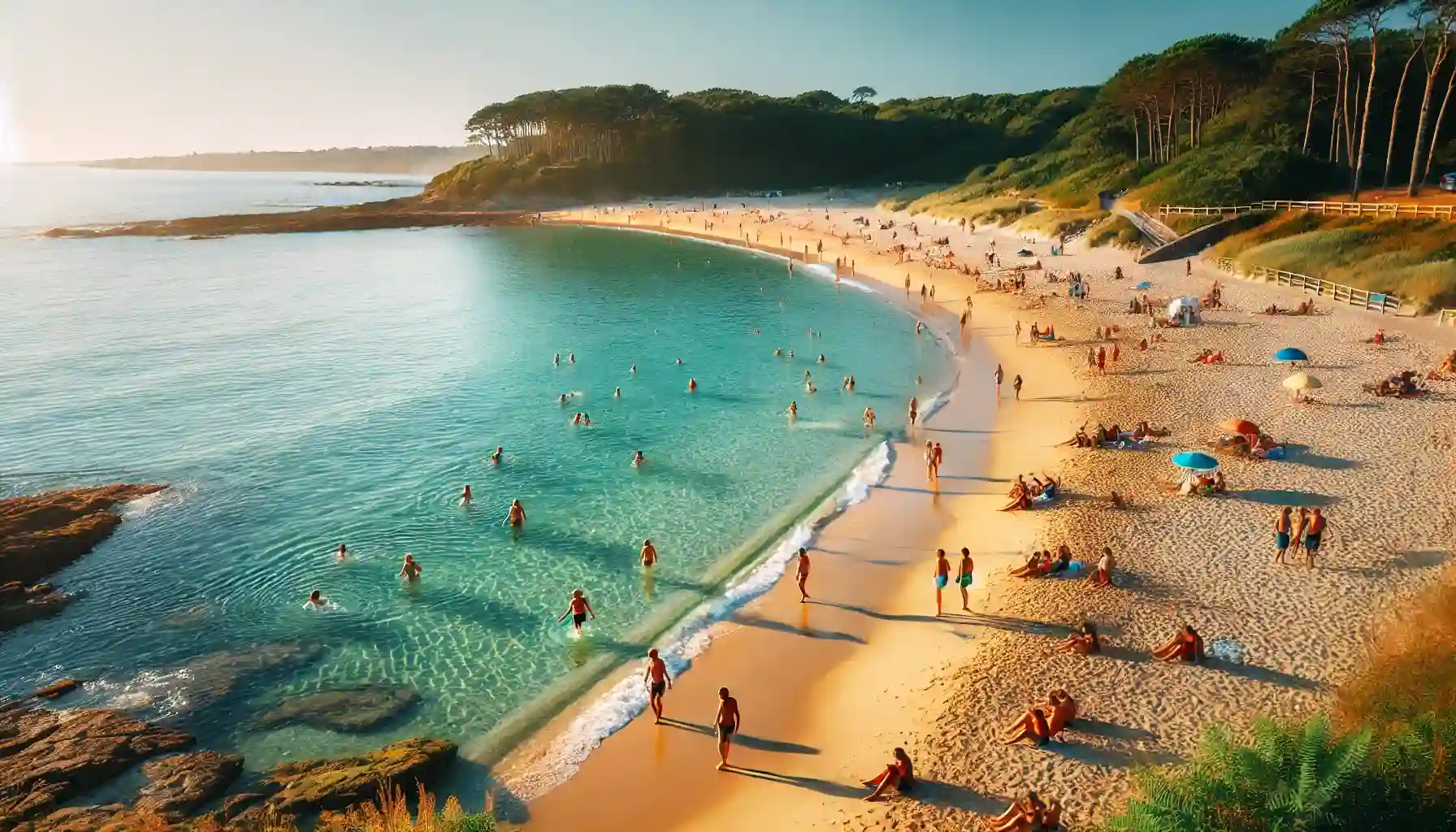 Plage en aquitaine